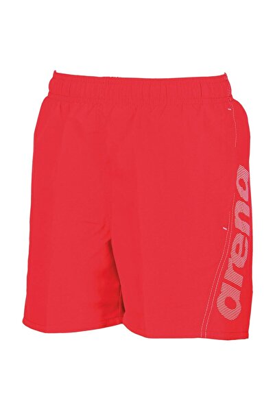 ARENA Fundamentals Logo Jr Boxer Çocuk Kırmızı Yüzücü Mayo 000662401