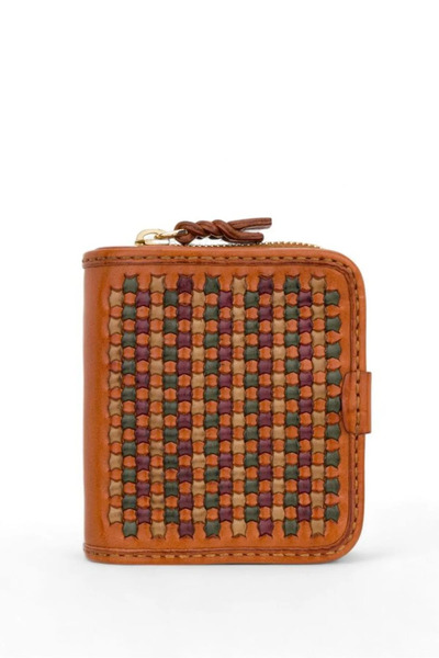 GÖN 100% HANDMADE WALLET WITH ZIPPER AND FENCE FENCE Closure (MARU)