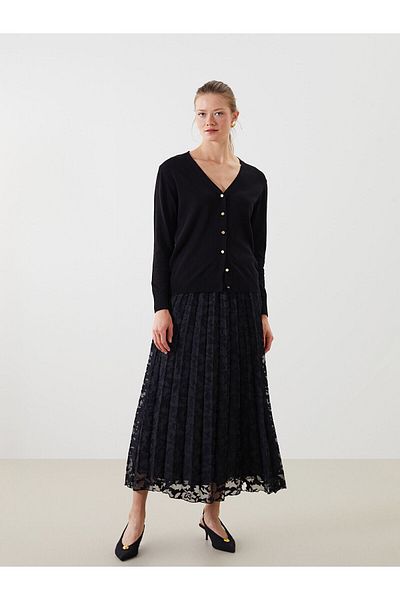 LC Waikiki V-Neck Women's Knitwear Cardigan