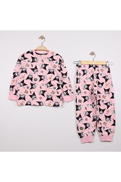 Ahsenimbebe طقم بيجامة كورومي وردي