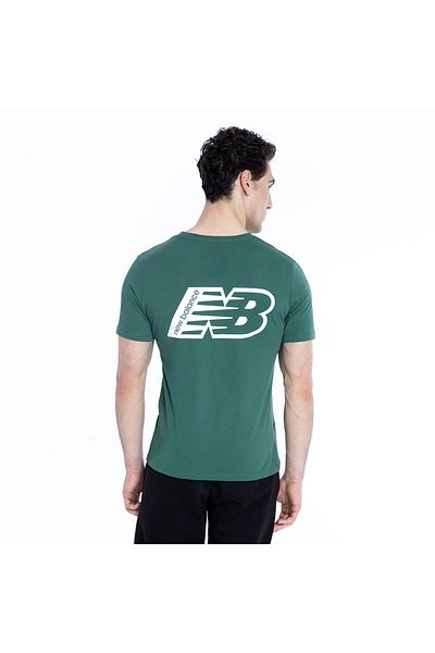 New Balance Πράσινο ανδρικό μπλουζάκι - Mnt1347-grn