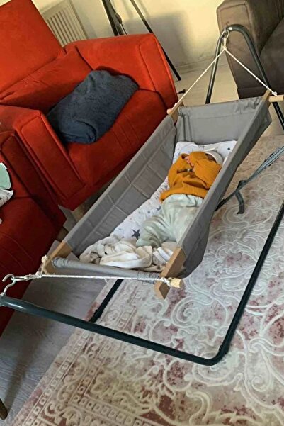 Evnalia 0-1 Yaş Beşik, Bebek Salıncağı, V Metal Hamak, Portatif Beşik, Minder...