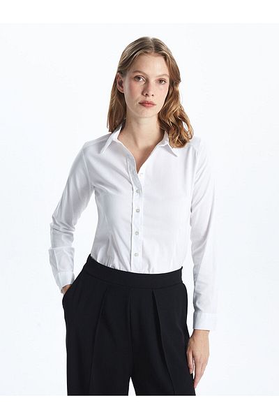 LC Waikiki Long Sleeve Poplin Women's Shirt