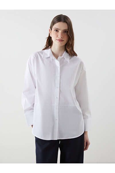 LC Waikiki Peak New Season Oversize Poplin Women's Shirt