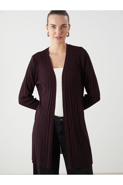 LC Waikiki LCWAIKIKI Klassische Strickjacke mit Schalkragen für Damen