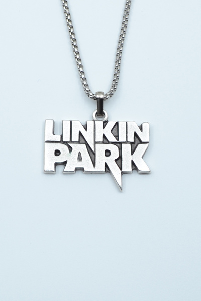 Bu Farklı Linkin Park Gümüş Kaplama Örme Zincir Kolye