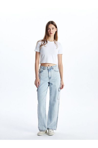 LC Waikiki Crop de damă cu gât crew