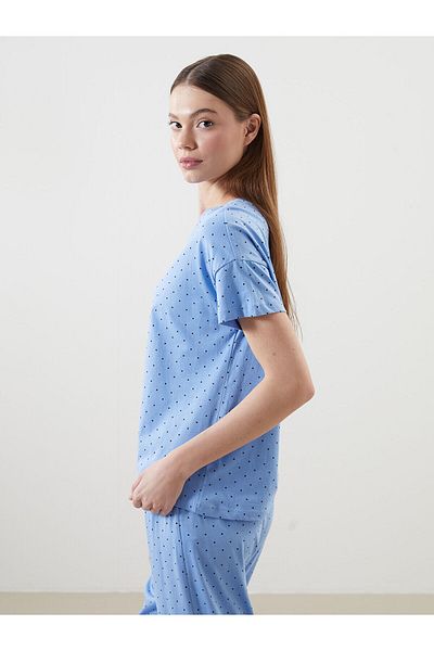 LC Waikiki Set de pijamale de damă cu decolteu rotund