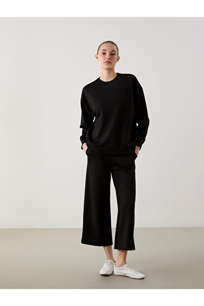 LC Waikiki Crew Neck Oversize Women's Sweatshirt Tunic