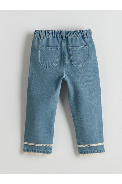 LC Waikiki Pantaloni de jeans pentru fete cu talie elastică