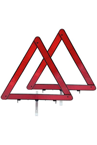 COVERİST Coverist Üçgen Reflektör Demir Ayaklı 2'li Set ( 2 Adet )