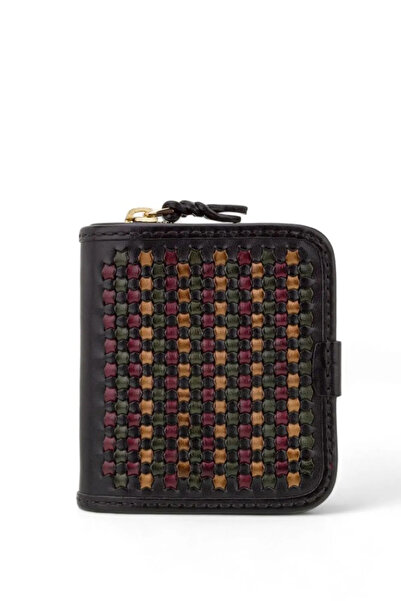 GÖN 100% HANDMADE WALLET WITH ZIPPER AND FENCE FENCE Closure (MARU)