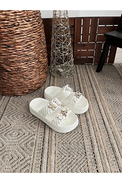 Behtah Kundura Stylish Design Open Front Beach Pool Garden Sea Summer Soft Thick Sole Daily Slippers