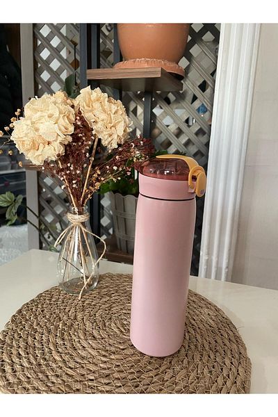 PiyaCraft Stainless Steel Thermos with Straw/Bottle/Bottle 460 ml