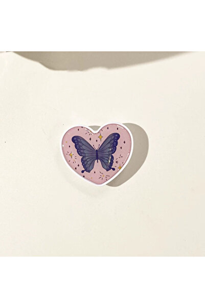 EDELFU Popsocket Sevimli Desenler Telefon Tutacağı Sert Yüzey Yapışkanlı Parmak Tutucu