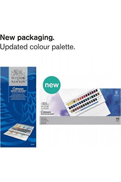 Winsor Newton Cotman 45'li Stüdyo Suluboya Seti