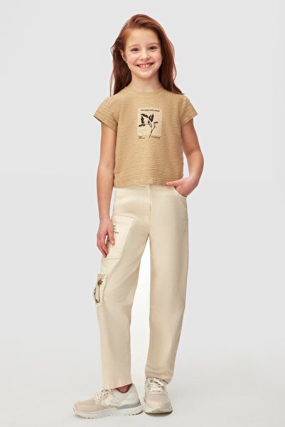 NK Povestea fetiței tricou 8-14 ani Camel