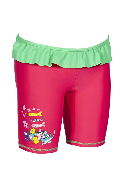 ARENA Awt Kids Girl Uv Jammer Çocuk Yüzücü Mayosu