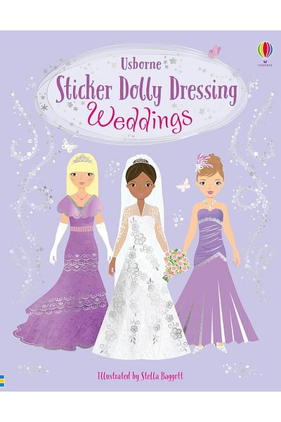 Bloomsbury Publishing Book by Fiona Watt Sticker Dolly Dressing Weddings