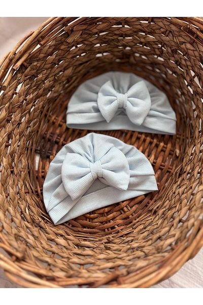 Kids Baby Girl Bonnet Bandana 0-2 Years Old with Bow