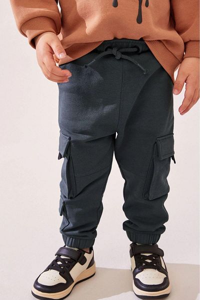 Magu Boy's Winter Cotton Sweatshirt and Sweatpants Set - Smile Patterned, 3 Thread