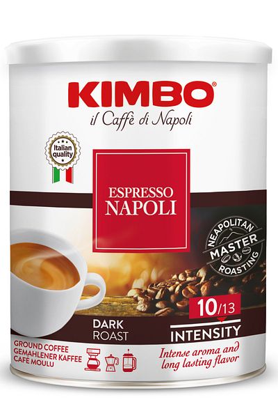 Kimbo Espresso Naples Filter Coffee Canister (250 Gr) (Set of 3)