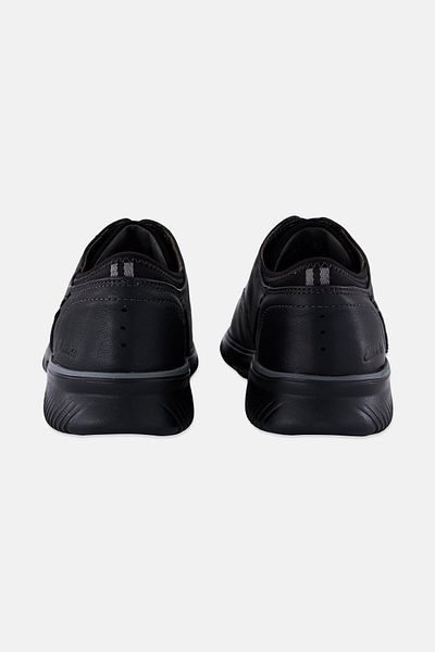 CLARKS Men Wide Donaway Plain Lace Up Formal Shoes, Black