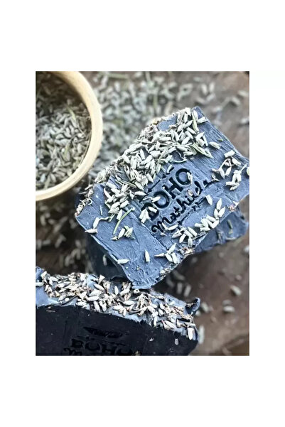 Aktif Karbonlu Doğal Lavanta Sabunu - 110 gr Kadın Üreticiden El Yapımı