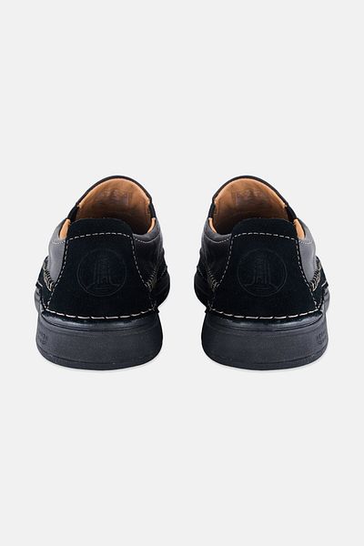 CLARKS Men Wide Nature 5 Walk Slip On Casual Shoes, Black