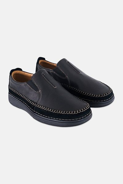 CLARKS Men Wide Nature 5 Walk Slip On Casual Shoes, Black