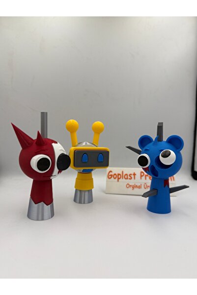 Goplast Premium Sprunki Suprunki 3lü Özel Yapım Oyuncak Catnap