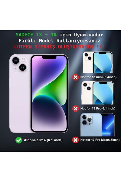 EDELFU iPhone 13 - 14 Leopard Patterned Side Silicone Back Leather Case – Soft Velvet Inner Lining Cover