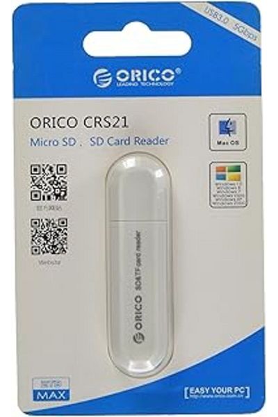 Mu Art Orico Crs21 USB 3.0 Sd Tf Micro Sd Card Reader White
