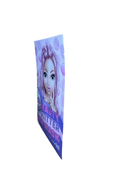 Top Model Glitter Face Mask - Love Pattern
