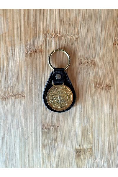 SANAT TACİRİ Fb Key Chain Leather Key Chain Vintage Key Chain