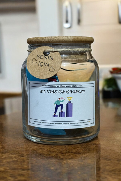 HEDİMOR Gift & Accessory Shop Motivasyon Kavanozu – Her Gün İlham ve Güç