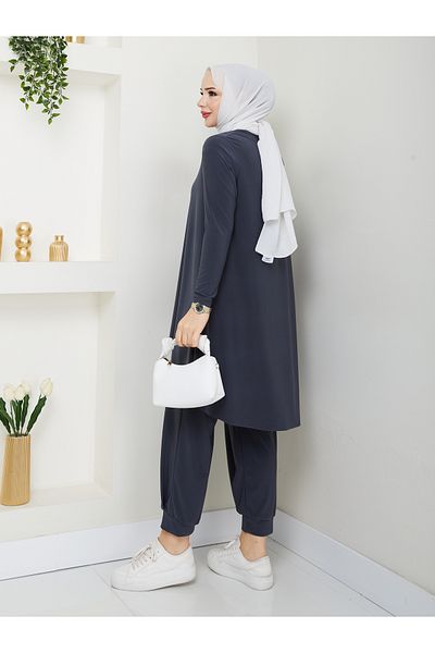 MODAMÜNASİP My Sandy Shalwar Detailed Trouser Suit with Its Most Beautiful Colors
