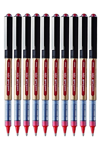 Artlantis Red Pilot Pen 10 Pieces Uniball Eye Broad 1.0 mm Roller Pilot Pen U...