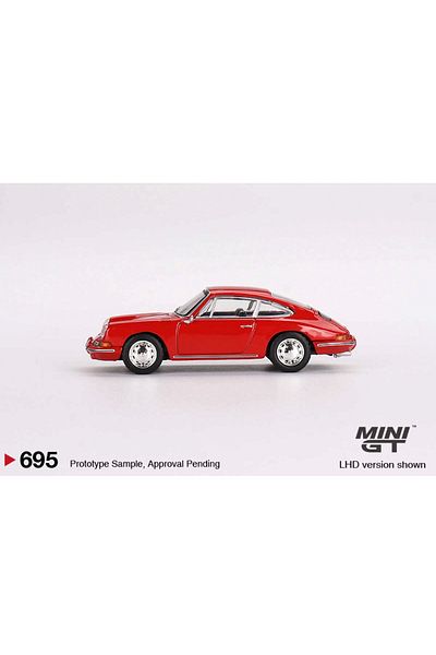 mini gt 1/64 Porsche 901 1963 Signal Red Mgt00695