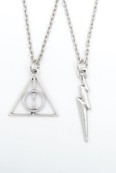 Bu Farklı 2'li Harry Potter Ölüm Yadigarları Üçgen - The Flash Gümüş Kaplama ...