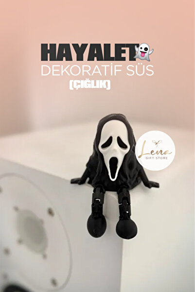 Lena Gift Store Oturan Hayalet Scream Çığlık Hareketli Figür - Oto Aksesuarı ...