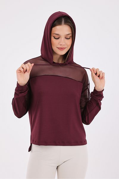 Scorp Hanorac sport cu glugă pentru femei Katie Plum