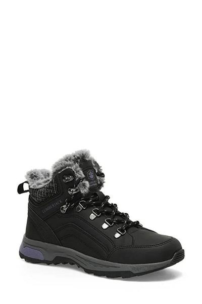 lumberjack Debora 4Pr Black Women's Outdoor Boots Boot-&-Bootie