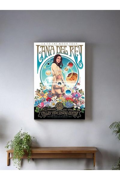 Major Selection Pictură din lemn Lana Del Rey 20 x 30 cm Model 20