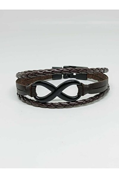 mama india alaçatı Men's Vegan Bracelet, Braided Modern Design with Infinity ...
