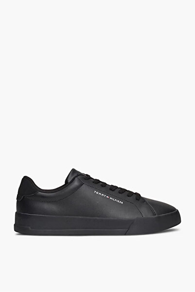 Tommy Hilfiger Erkek TH COURT LEATHER GRAIN ESS Sneakers