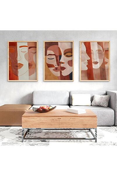 woodhomeworks لوحة زخرفية مؤطرة suluet ديكور منزلي حديث لغرفة المعيشة وغرفة ا...