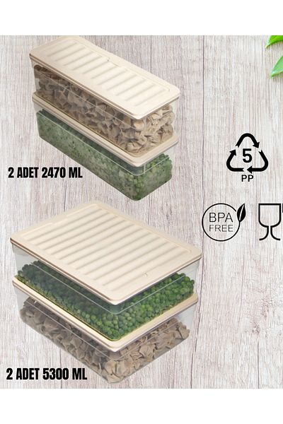 VİZYON Refrigerator Organizer Set - Compatible Storage Container and Freezer Organizer