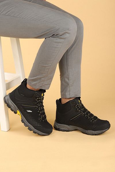 lumberjack Ανδρικά Μαύρα Αδιάβροχα Παπούτσια Μπότες-&-μποτάκια