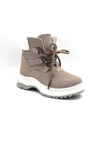 Vicco Alexis Girl's Grey Filet Boots μπότες-&-μποτάκια